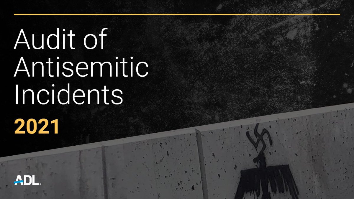 .<a href="/ADL/">ADL</a>'s annual Audit of Antisemitic Incidents reports a staggering all-time high in antisemitic incidents since we began tracking this data in 1979.
 
We need to take action to combat all antisemitic hate. Sharing the facts is the first step. 
 
adl.org/audit2021s