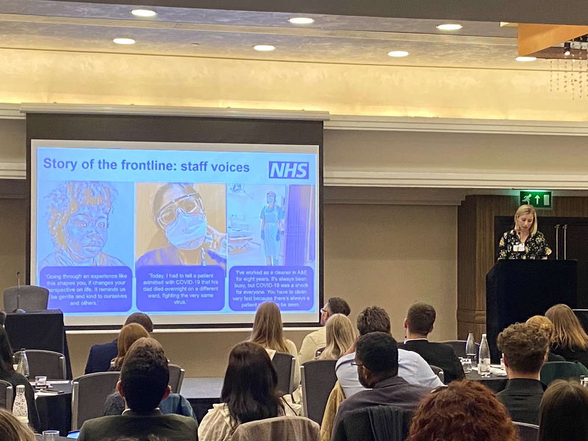 StrawberrySoc's tweet photo. Stories from the front line. Excellent session by Lilith @KingLilith of @NHSEngland . Interestingly @LinkedIn became their most engaged channel during 2020! @DigCommsConf #DigCommsConf #nhs https://t.co/NryNZ0bmhw