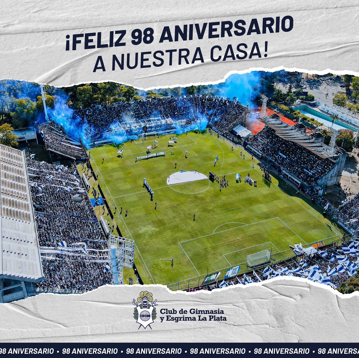 gimnasiaoficial's tweet photo. ¿Algo más lindo que casa?
🌳🎂🐺🇫🇮

#FelizCumpleBosque https://t.co/v0PCJGqc8F