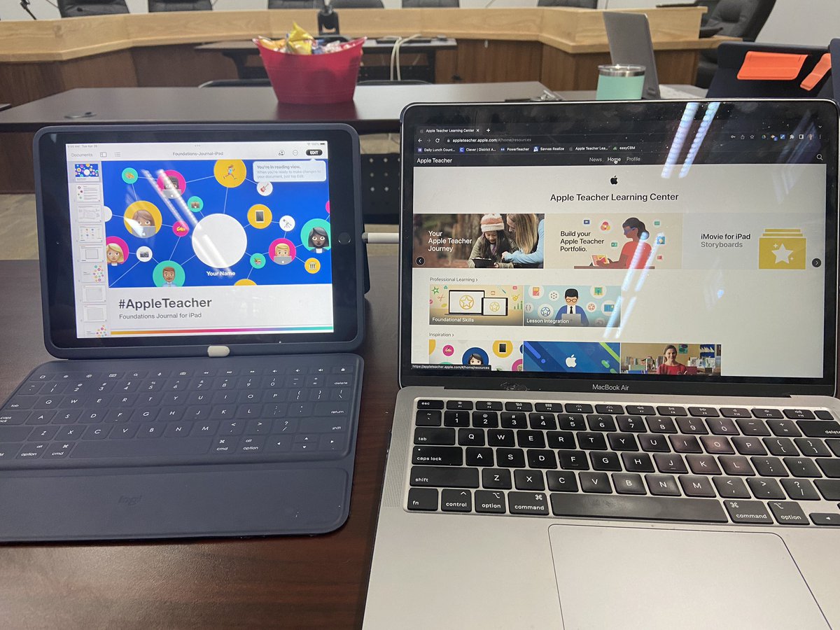 heymrsgrill's tweet photo. Becoming an official #applecertifiedteacher with @AppleEDU, @BrittanyLBranch, @MissRoberts34, @HHMACSMUSIC, and friends today! Let’s go! @MACSchools #JoLeaders #MACSawesome https://t.co/lQMhM66zjF