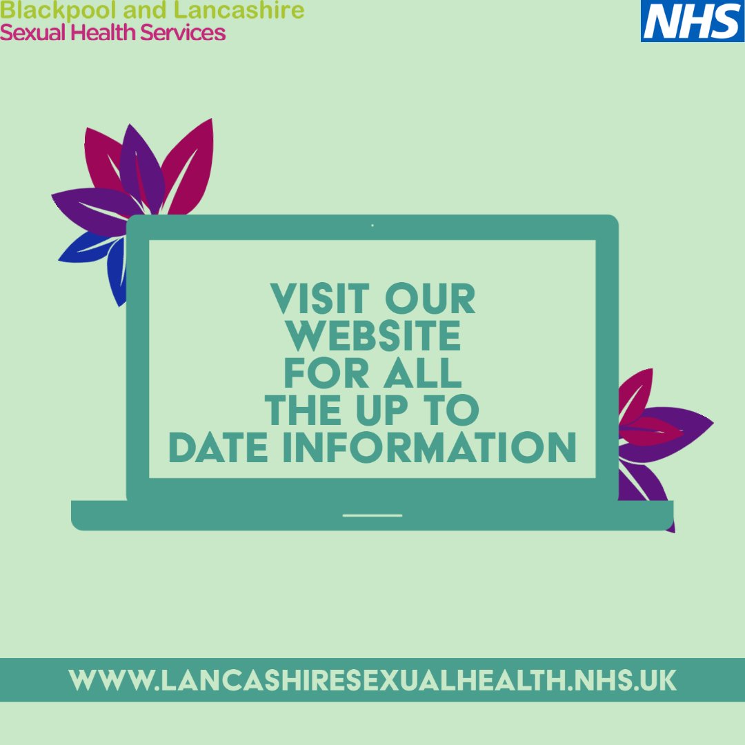 Visit our website to find out more information about what services we offer, order free home STI testing kits if you're over 16 and order free condoms by post if you're aged 16 - 24 and live in Lancashire lancashiresexualhealth.nhs.uk @BTHLancsU25SH #sexualhealth #contraception