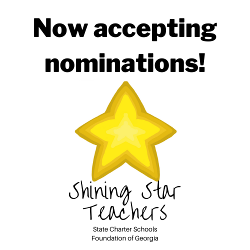 SCSFofGA's tweet photo. Nominate an amazing state charter school teacher today! Accepting nominations for our Shining Star Teacher program through this Friday! #GaStateCharters #ShiningStarTeachers #WeLoveTeachers https://t.co/YGoAVuQTaM