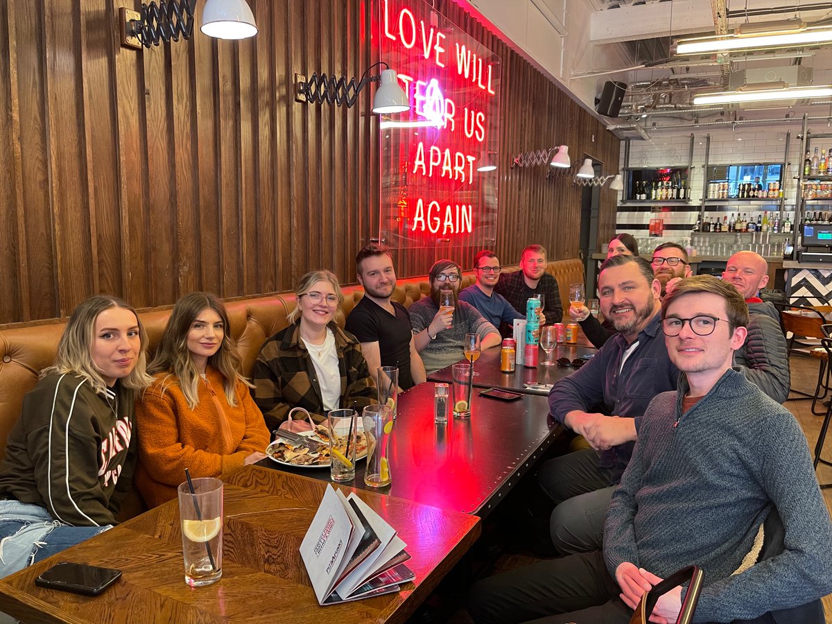 yousayjump's tweet photo. At the beginning of the month, most of the team got together with @360GrowthP to discuss personal development. And of course, we finished off the session with pizza and beer!

#wesayhowhigh #personalgrowth #personaldevelopment https://t.co/bk2RsN4lkX