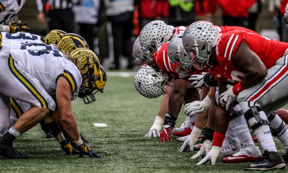 kyleumlang's tweet photo. Argue all you want, but these are the 2 best #CFB rivalries in the country. https://t.co/arGa53SK4G