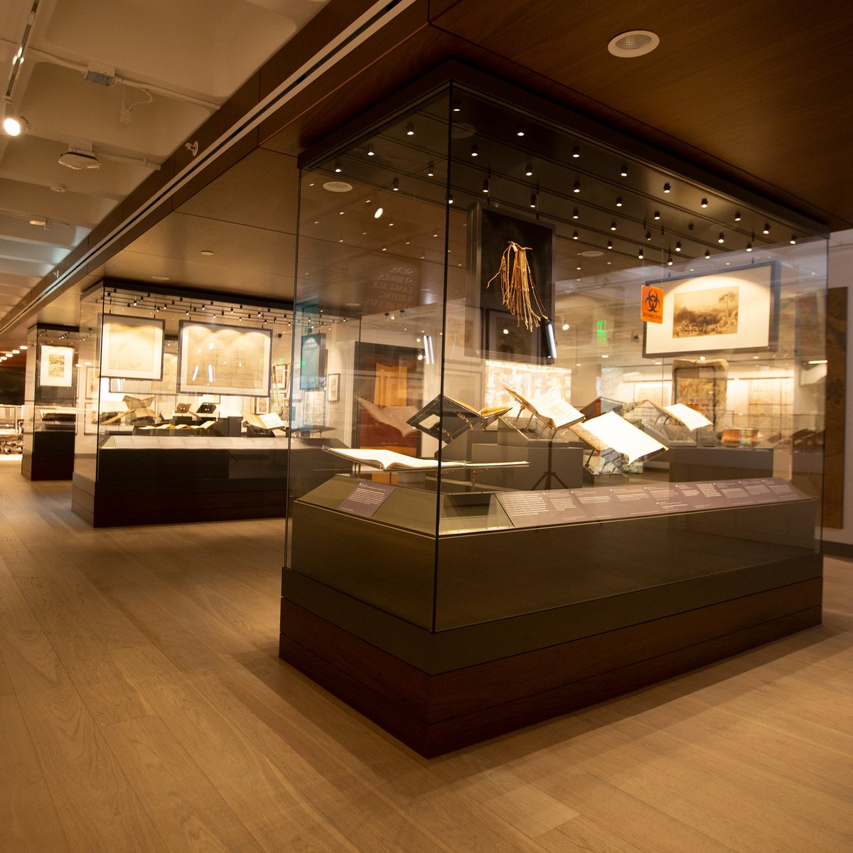 riggs_ward's tweet photo. It has been said that a book lets you travel without moving your feet. At the @univmiami, we captured that adventure in cases via a stunning display of Jay Kislak's impressive antique books.
#kislakcollection #exhibitdesign #exhibitdesigners #exhibitiondesigners https://t.co/nvPse1CwW2