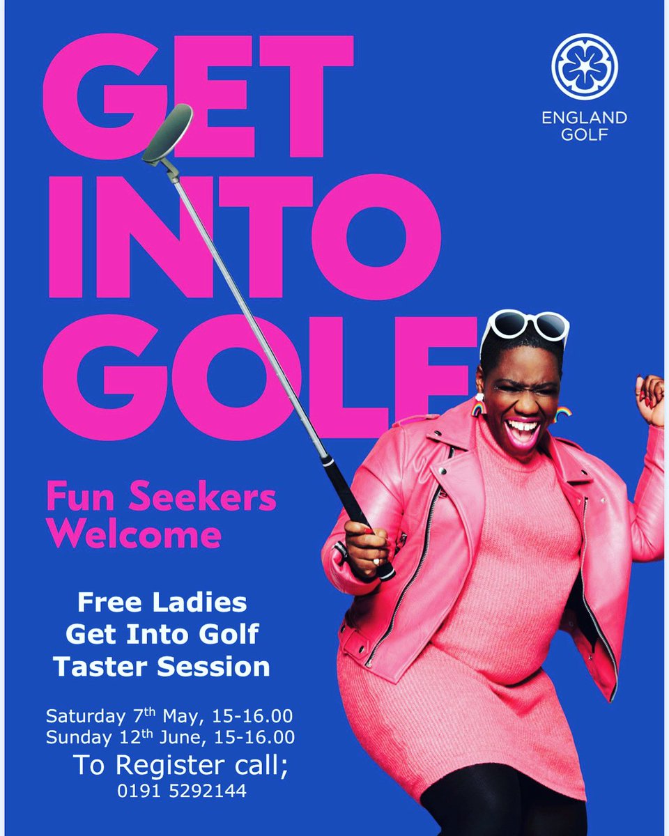 Any ladies out there looking to get into golf? Why not try out free taster sessions. Please contact our professional on the details provided to register ⛳️