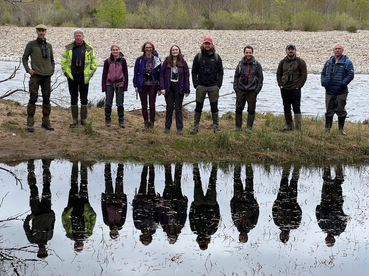 appliedecology's tweet photo. We’re celebrating 10 years of our Scottish office being in operation with a trip up to Perthshire to look at #beavers with @ScotWildlife #teambeaver https://t.co/AJ9aZhmDJ9