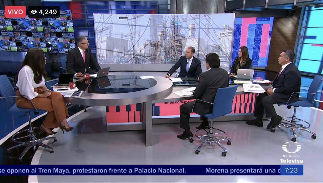 MarkoCortes's tweet photo. Hoy en #Despierta con @daniellemx_ y @campossuarez, hablé sobre la situación actual de México, nuestras propuestas para resolver las necesidades de las familias y el trabajo que estamos haciendo de la mano de la ciudadanía para cambiar el rumbo del país. https://t.co/yCbOVUxoIR