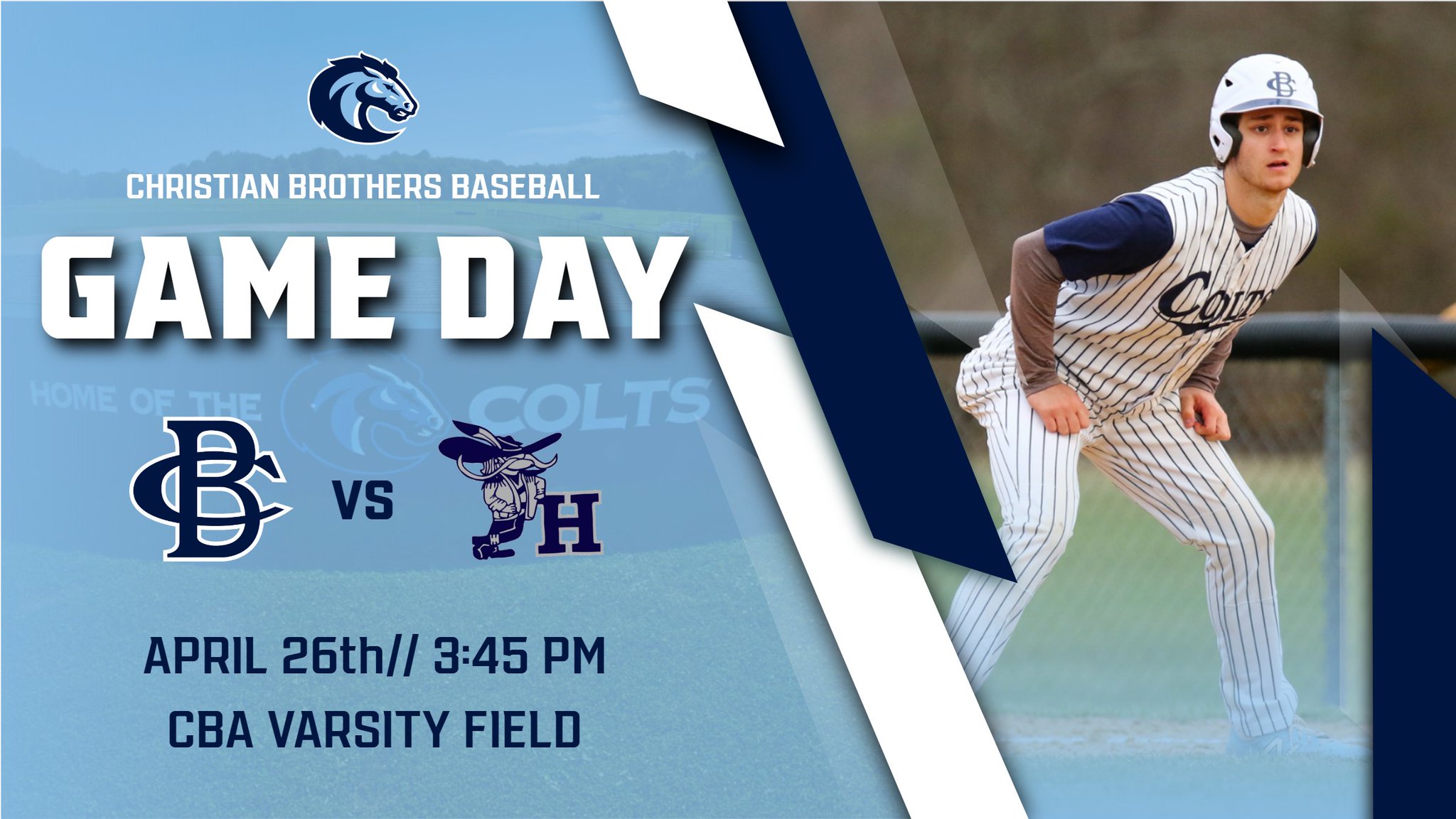 CBA Colts Baseball on Twitter "Back on our home field this afternoon