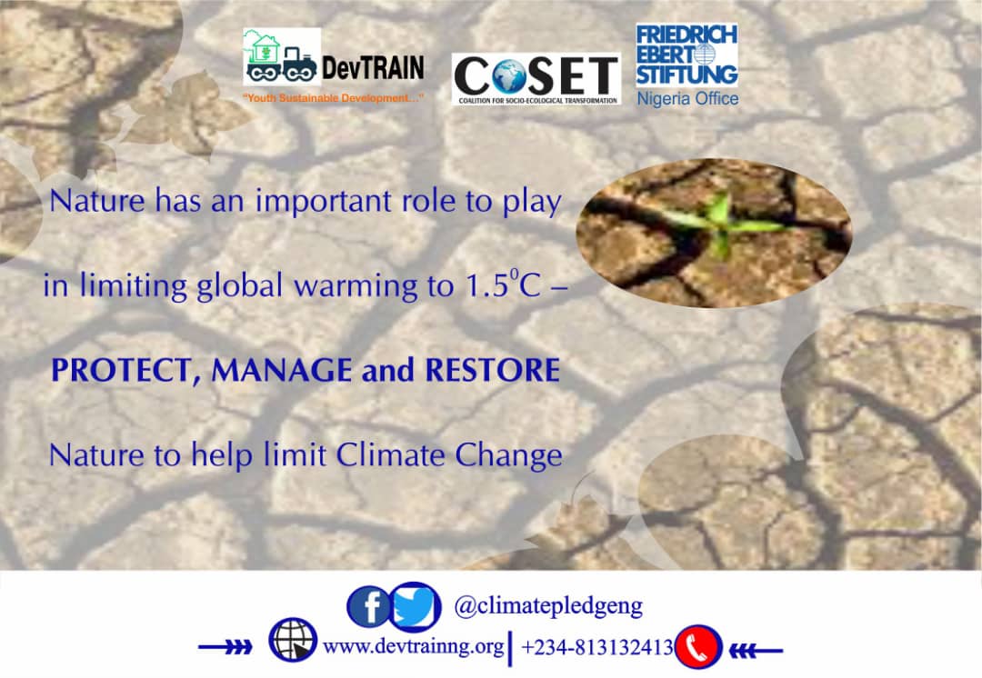 climatepledgeng's tweet photo. We are facing climate and biodiversity crisis, buy Nature can help us solve it...

#ClimatePledge
#GetEveryoneTalkingAboutClimateChange https://t.co/4gsgxxx2uN