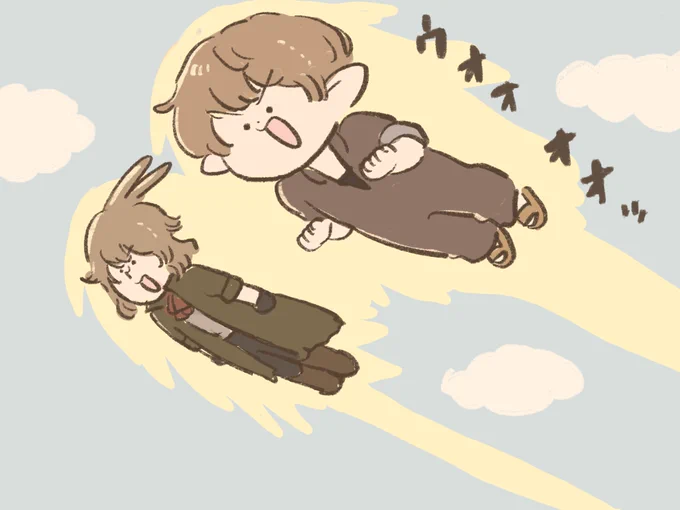 身ひとつで飛べるマウント(?)が欲しいぞ! #FF14 