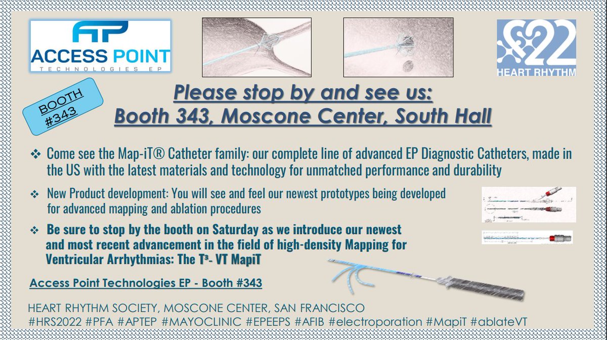 EPMap_iT's tweet photo. Discover our latest innovations at our booth #343! Explore our current product line and discover our latest innovations and solutions. Let's connect for healthier hearts! Join us at #HRS2022 #APTEP #EPEEPS #AFIB #ablateVT #MapiT https://t.co/4yvk3yY7pB