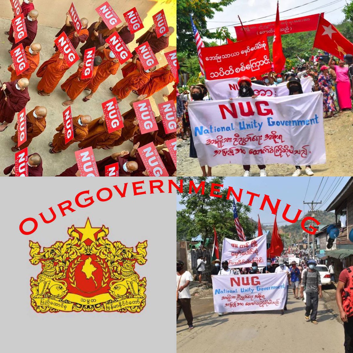 I_M_Ha_Ru's tweet photo. French Senate has recently set the precedent for all governments to #RecognizeNUG as the official government that could open the door to int’l intervention of Myanmar’s ongoing crisis and to encourage resilient citizens of Myanmar. #LegalizationOfNUG https://t.co/8nC5kZrXZM
