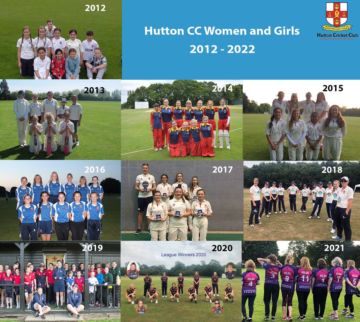2022 - HUTTON WOMEN &amp; GIRLS CELEBRATES TEN YEARS! 🎉🥳🎊
An amazing journey of ups, downs, trials &amp; triumphs.  So many friendships made &amp; memories created. 🏏❤️🏏❤️
Our story here 
bit.ly/38fKtZK (best on a desk top)
Our photos here 
bit.ly/3xMAwOf
#TeamHutton
