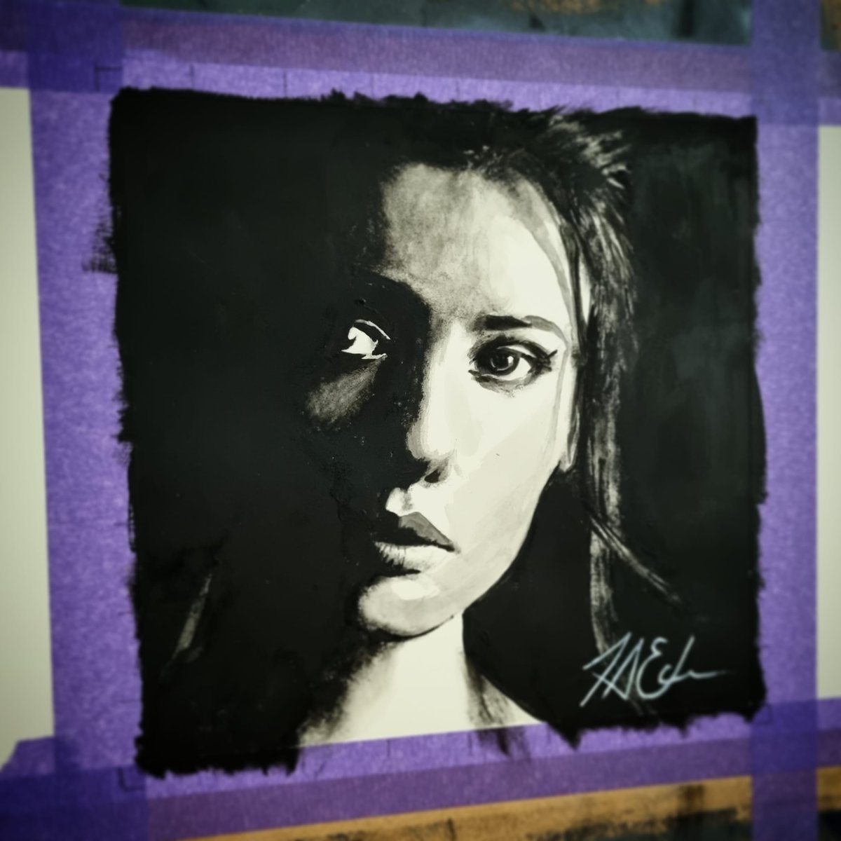 The Blood That Runs The Border, 2022.
Gouache on paper, 8″x8″
#TheMyrrors #highcontrast #gouache #painting #gouachepainting #adelaideartist #art #fineart #figurative #figurativeart #figurepainting #paint #originalpainting #artoftheday #timeden #timedenartist #portraitpainting