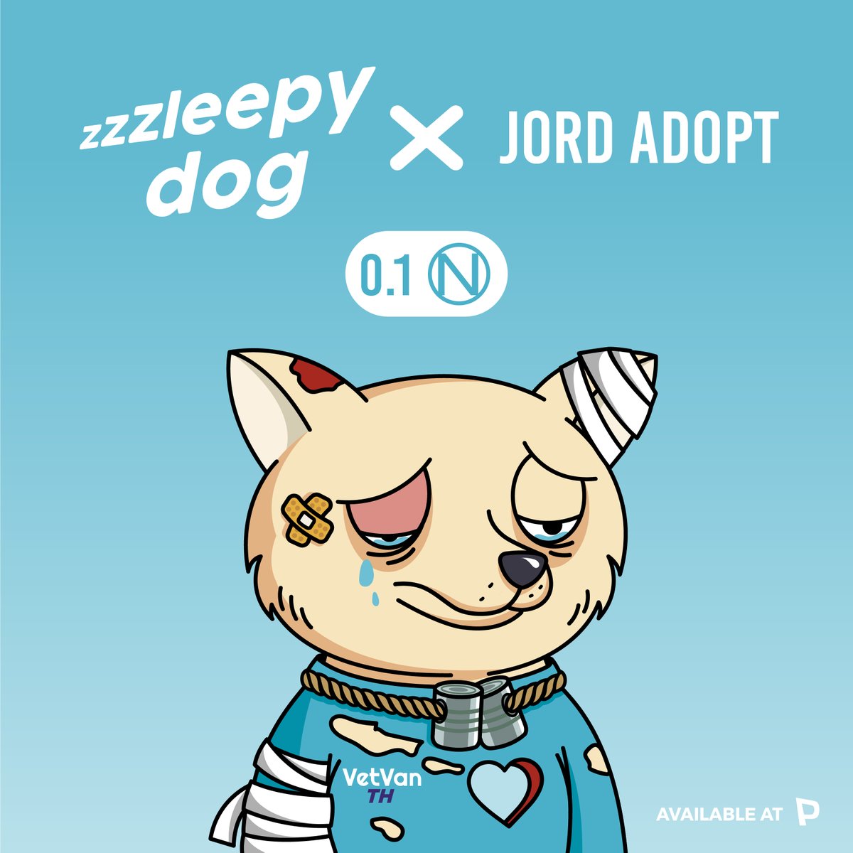 zzzleepy_dog's tweet photo. As a representative of zzzleepy dog team, I would like to join charity project for homeless dog. 🐶🦊
100% of this NFT sales will be donated to The VetVan Thailand Foundation.

You can support this project at
https://t.co/uBsaLlEkCT

#zzzleepydog #vetvanthailand #jordxadopt #NFTs https://t.co/ThF8Pc0fLm