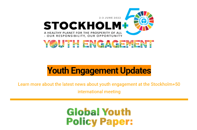 Coordinated by the <a href="/StockholmPlus50/">Stockholm+50</a> Youth Task Force, this Global Youth Policy Paper is the product of research, discussions, and numerous global youth hybrid consultations, guaranteeing international representation irrespective of country or region. youthstockholm50.global/global-youth-p…