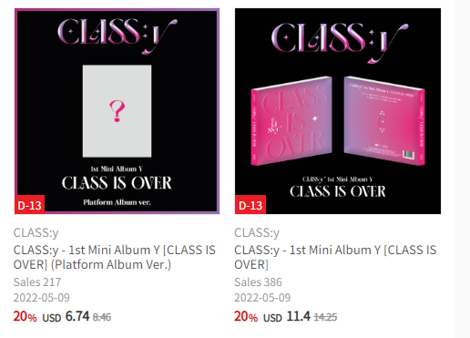 .@M25_CLASSy's Debut Album 'Y: CLASS IS OVER' has now surpassed 600 pre-orders on Ktown4u.

40% Discount link (courtesy of @CLASSYNEWS_ ):
ktown4u.com/eventsub?eve_n…

#CLASSy #클라씨