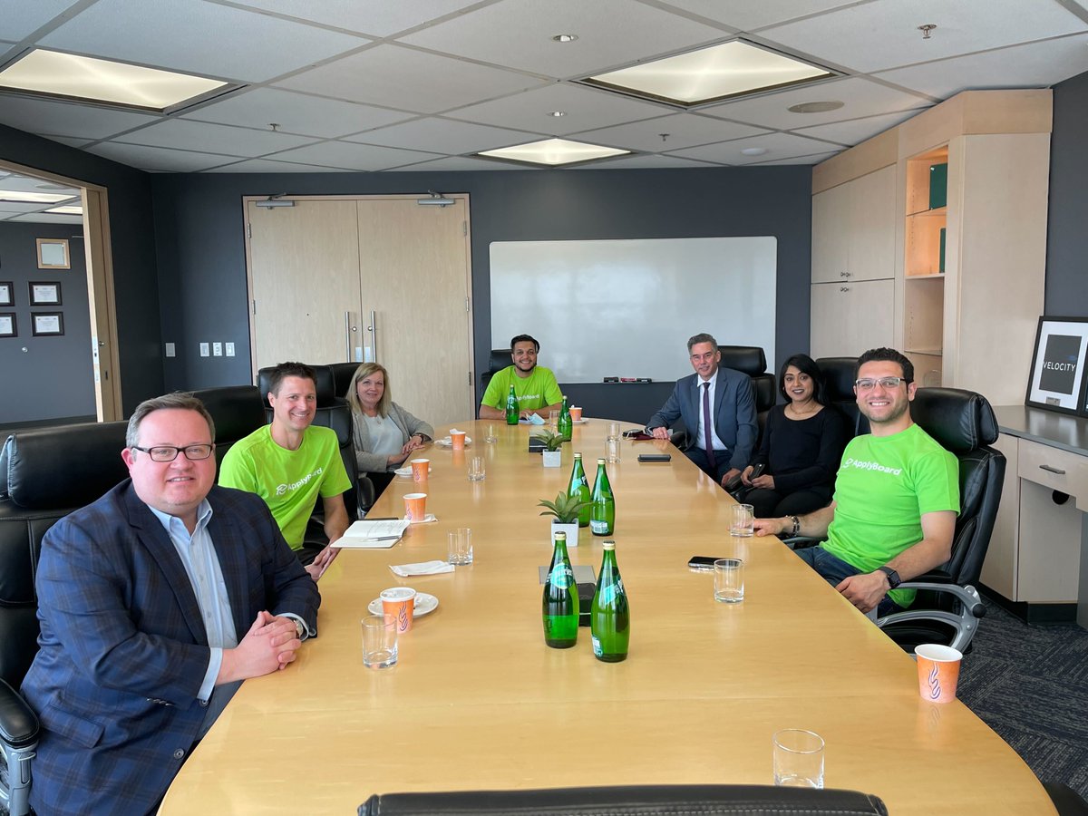 TimLouisKitCon's tweet photo. I had the pleasure of meeting the Basiri brothers who co-founded ApplyBoard. It was great to see all the incredible works they do to empower students from all around the world. Thanks for having us, @applyboard ! https://t.co/pu2smDu2Mo