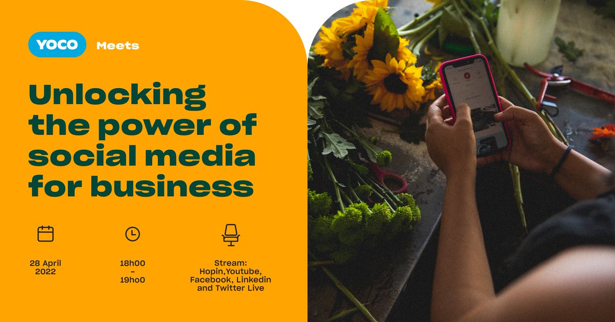 Yoco_ZA's tweet photo. [THREAD]: Meet the speakers for our Yoco Meets focused unlocking the power of social media marketing for your business 💪

RSVP still available here: https://t.co/ACE5Gy22xQ #RiseTheUnderdog #YocoMeets https://t.co/NcwmDtJcmP