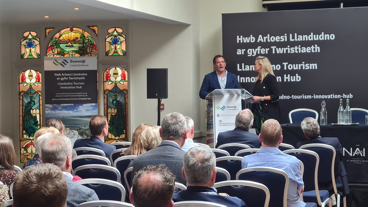 Recruitment and Retention in Hospitality Event from the Llandudno Tourism Innovation Hub with Matt Tebbutt, Dave Chapman from <a href="/ukhcymru/">UKHospitality Cymru</a> and our very own Tony Burns <a href="/MOSTYN_Wales_/">Mostyn, Cymru/Wales</a> @BusnesLLM