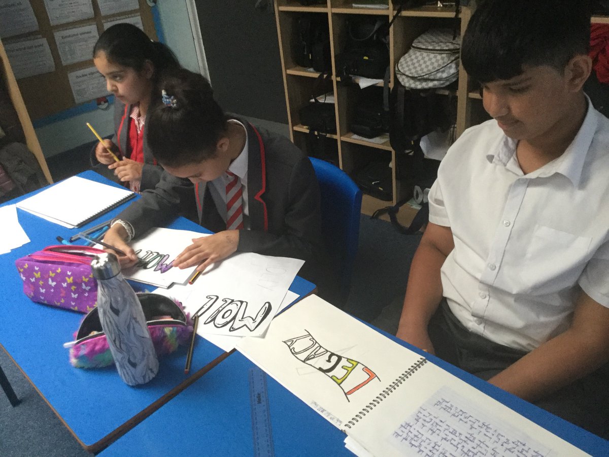FeatherstoneYR6's tweet photo. Great job in Year 6 over the first two days of our “Legacy Board” making. First we debated regarding graffiti: art or vandalism? Now we’re creating our own... https://t.co/XbiaGmgSbn