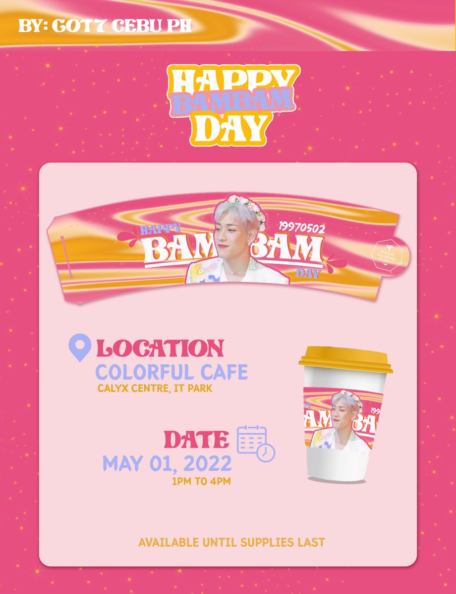 gotsvnceb's tweet photo. Skrrt skrrt ~ 

Come celebrate @BamBam1A 's special day with the whole Cebuano ahgase community happening this May 01,2022! 🥳

We hope to see your lovely faces soon ~ 🐣💚 https://t.co/ZkzhxnADZl