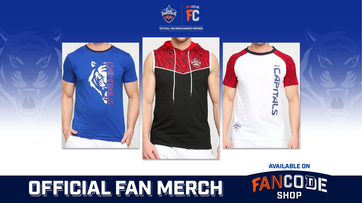 DelhiCapitals's tweet photo. Yeh Dilli Hai Mere Yaar 🎵
Get exciting #DelhiCapitals merchandise, available on the #FanCodeShop 🎁🤩
Shop Now 👉 https://t.co/OO6h1mBZci
@FanCode | #T20FeverOnFanCodeShop | #BuyOnFanCodeShop
#YehHaiNayiDilli | #IPL2022 https://t.co/b87IKvpIs5