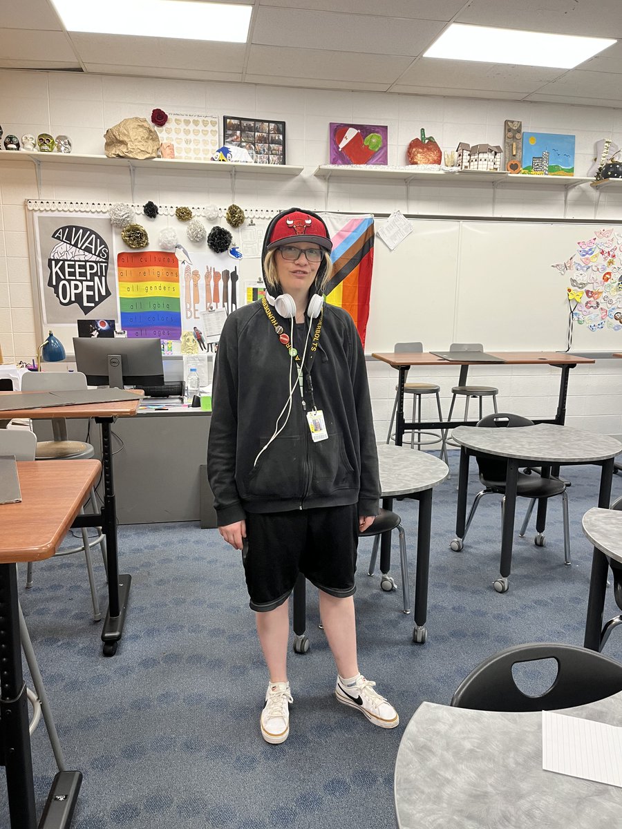 vjamrscochran's tweet photo. Spirit day - Teachers dress as students, students as teachers! Meet Chad Cochran https://t.co/5pK50q2HAh