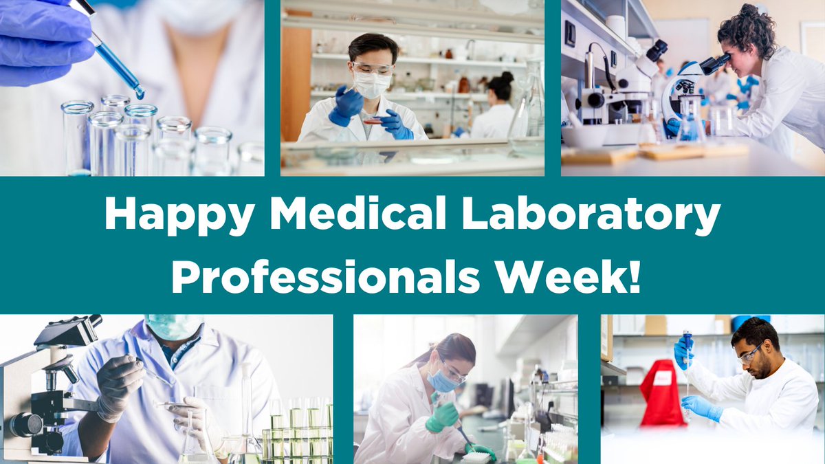 Medical Laboratory Professionals Week, April 24-30, 2022, is an annual celebration of medical laboratory professionals and pathologists who play a vital role in health care and patient advocacy.
