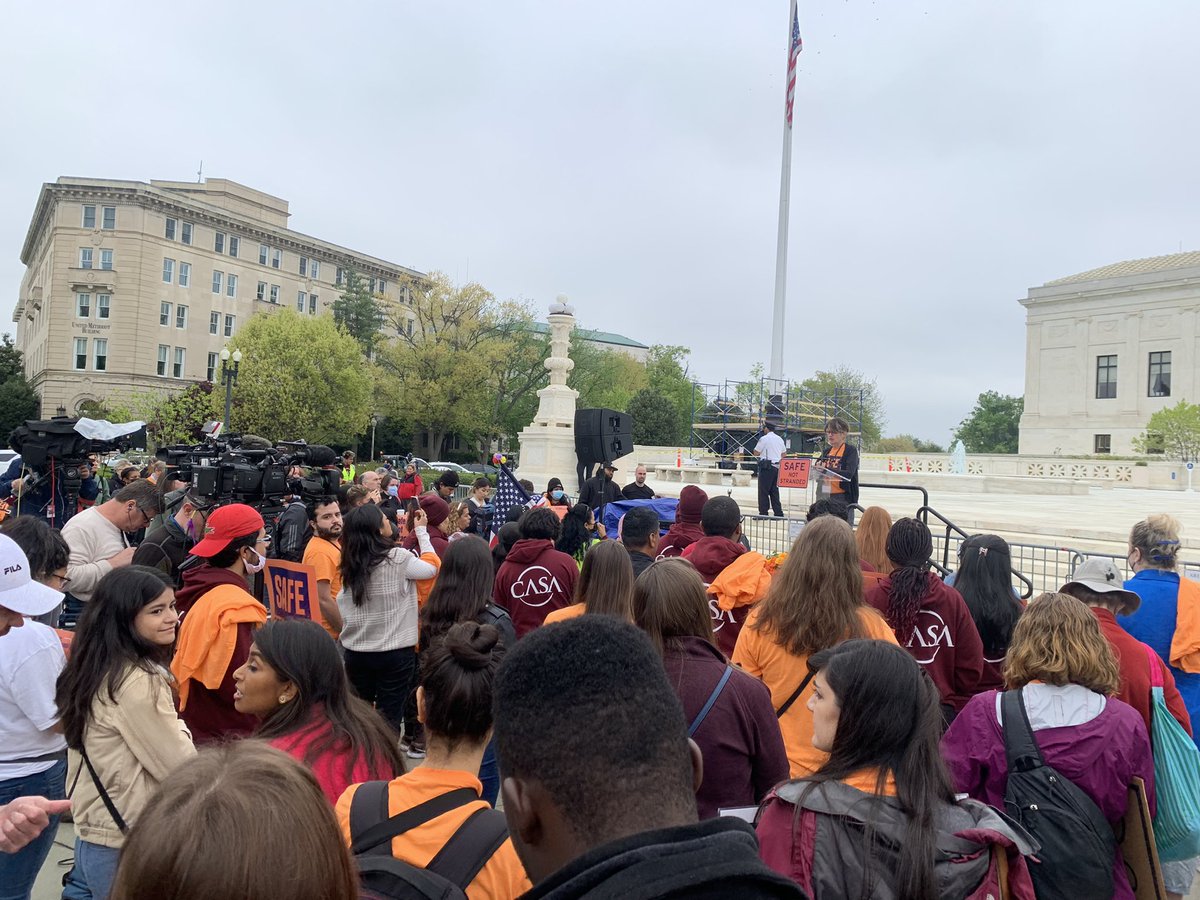We’re rallying in DC to make our voices heard. It’s time we stop talking about asylum like it’s a privilege – seeking asylum is a human right. We must be a nation of welcome. 

#SafeNotStranded