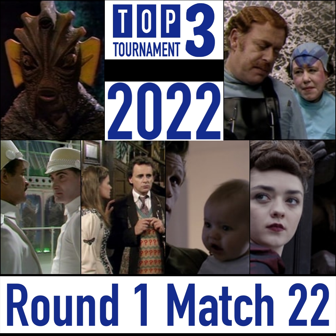 DoctorWho_Top3T's tweet photo. This year’s Tournament continues with matches 20, 21 &amp; 22 all running now.  Everyone’s welcome to vote, links to the current matches are at https://t.co/sLt69lTC9u #DoctorWho #T3T https://t.co/OHSIYumVMI