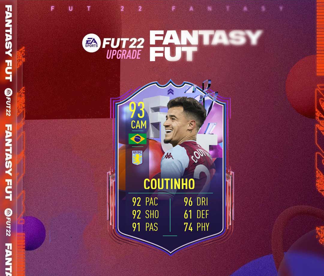 Coutinho FANTASY UPGRADE FIFA 22 - 94 - Rating and Price