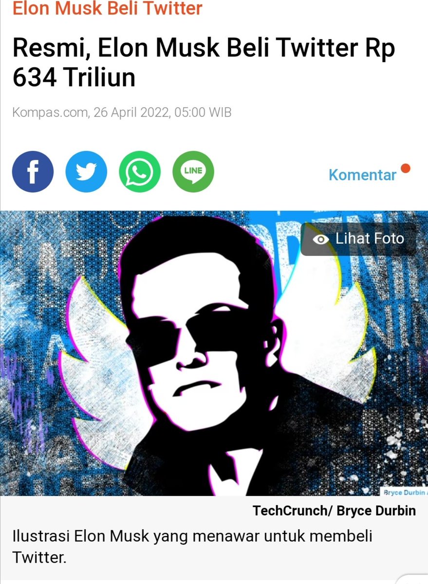 Klo Musk beli Twitter
Bakalan rename gak yaa jadi Mutter..??

🤔