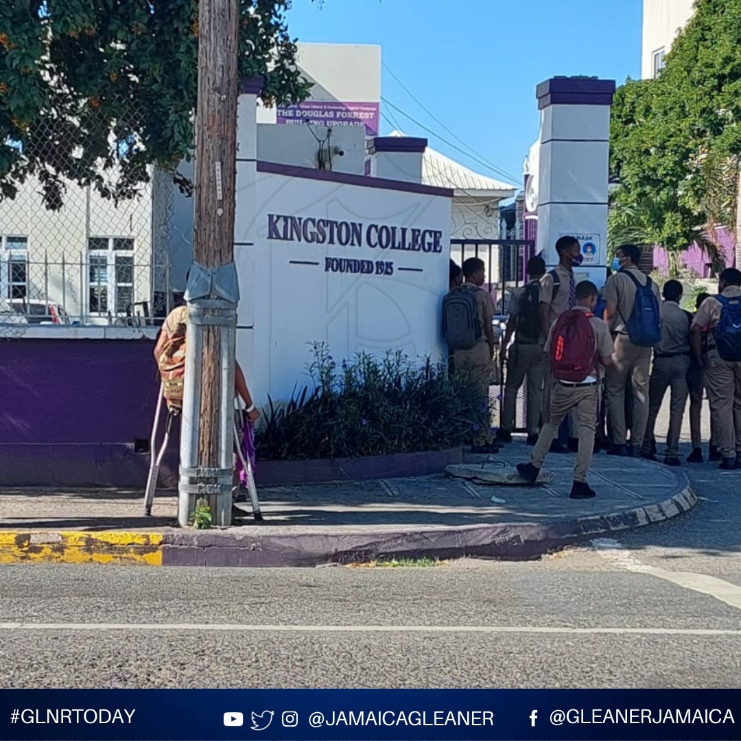 Jamaica Gleaner on Twitter "NOW Students standing outside Kingston