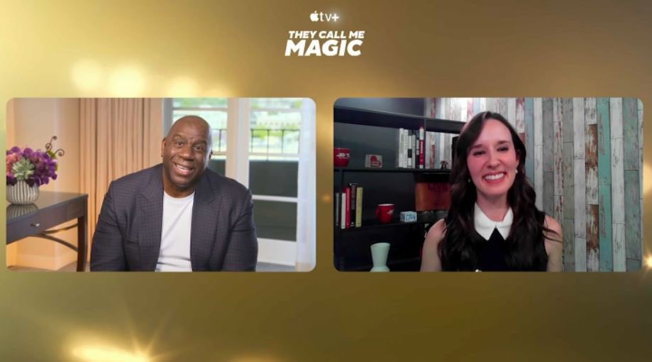 SheilaWatko's tweet image. Basketball icon @MagicJohnson joins me on #PhillyLive to talk about his new series #TheyCallMeMagic. What a LEGEND &amp;amp; such a warm, friendly guy!🏀

And help people living w HIV/AIDS while enjoying some of Philly’s finest food w @ActionWellPHL Dining Out For Life! @NBCPhiladelphia