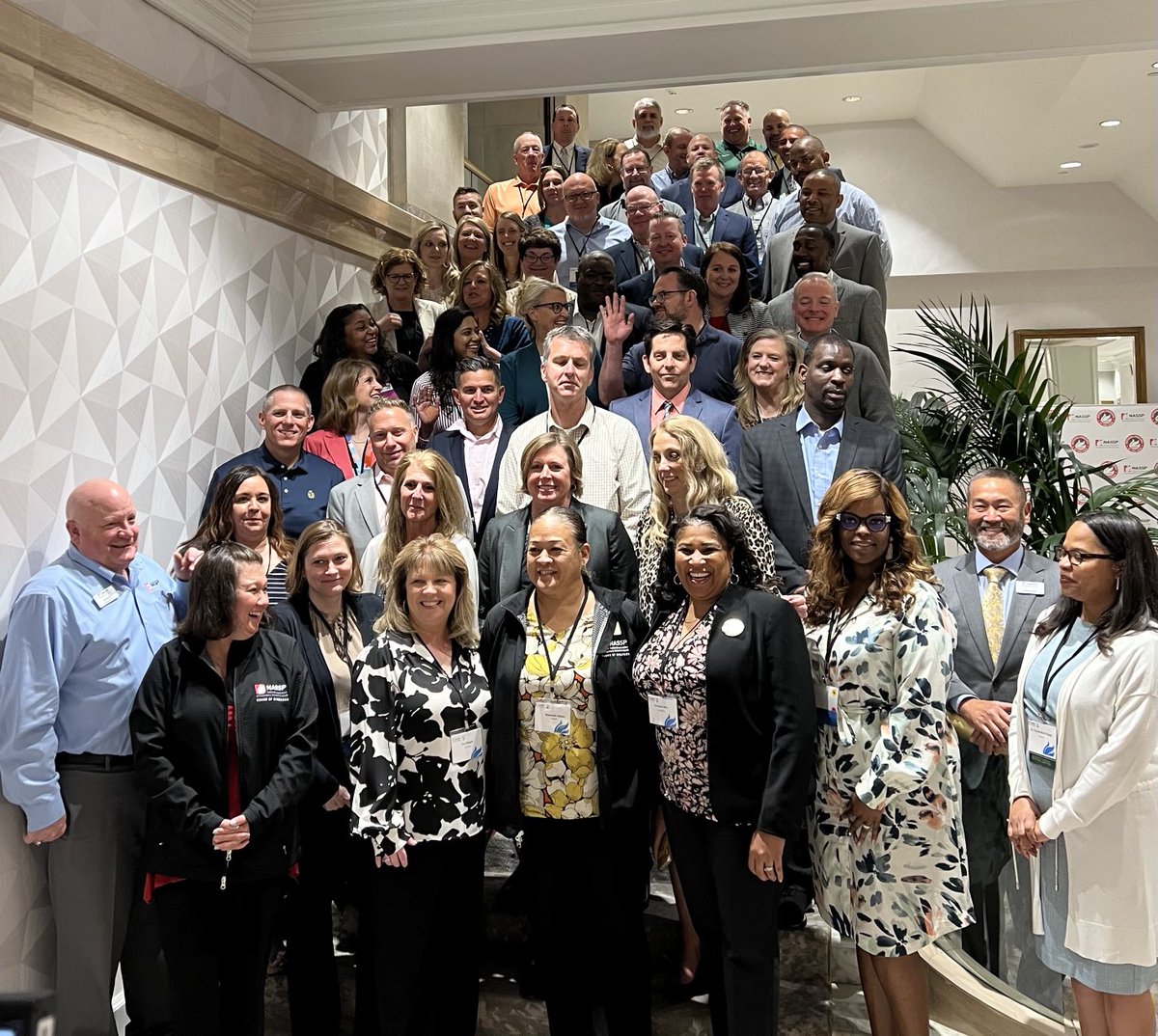 #SPOYs lookin good. So much passion  for #students #teachers and #education I. One place ⁦<a href="/NASSP/">National Assoc. of Secondary School Principals</a>⁩ #TrailblazingLeaders