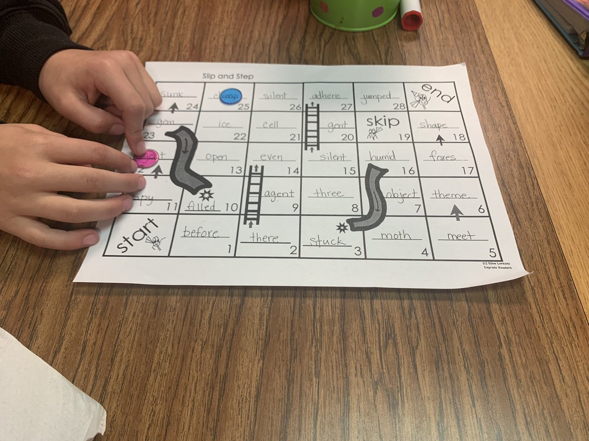 Celebrating completing book 2 with a treat and a few rounds of Slip and Step! <a href="/HumbleISD_EGE/">Elm Grove Elementary</a> <a href="/HDyslexia/">Humble ISD Dyslexia</a>