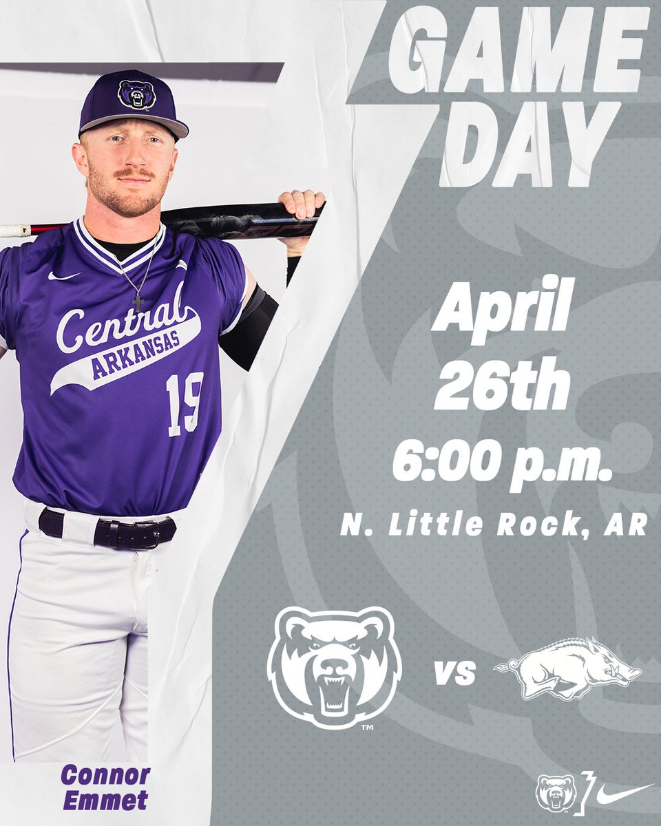 The Bears are back at Dickey-Stephens tonight vs. #5 Arkansas. First pitch at 6 pm. No TV/video for the 2nd matchup of the season. #BearClawsUp
📻 bit.ly/3LmRDdw
📊 bit.ly/3vgItJT