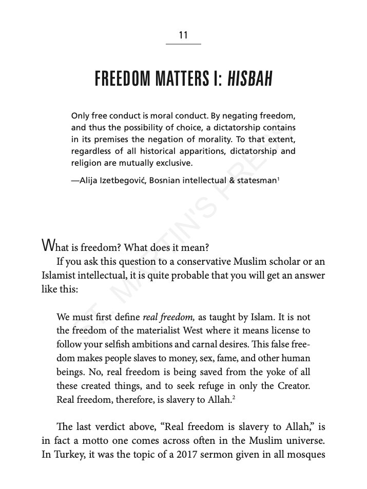 AkyolinEnglish's tweet photo. That is one reason I have a whole chapter on rethinking #Hisba in "Reopening Muslim Minds."
I argue that the Prophet of Islam indeed established such an institution. But it was about market inspection against fraud. Only much later, it was extended to "religion policing." https://t.co/22KbCkNLaX