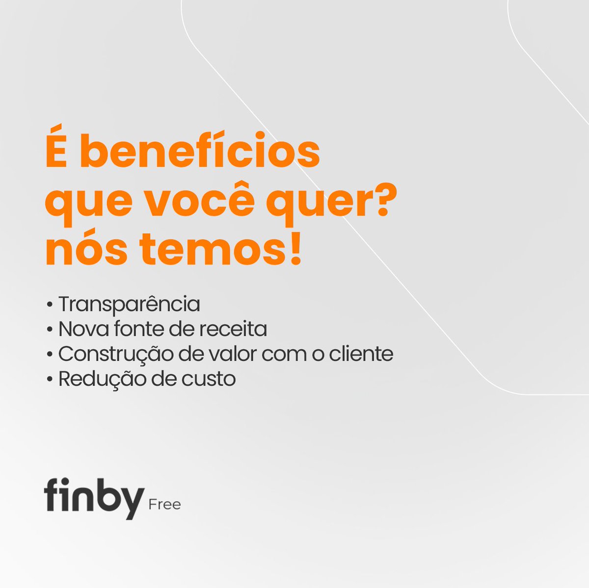 São benefícios de sobra! ✅

Quer saber mais? Manda uma mensagem pra gente!

#consórcio #finby #marketplace #sonhos #empréstimo #segurança #crédito #casaprópria #contemplação