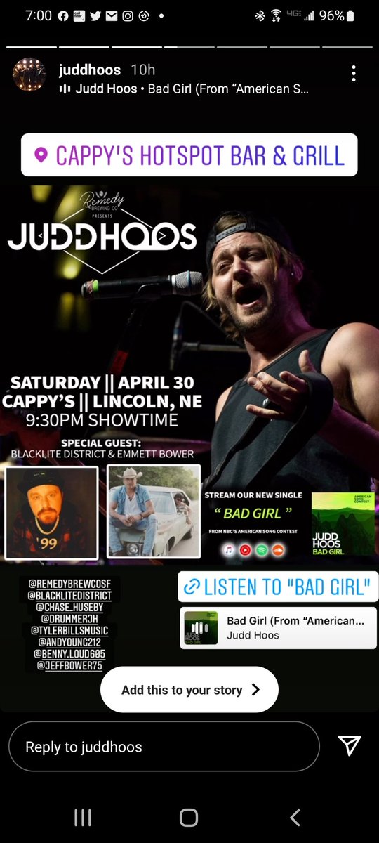Saturday with my friends Judd Hoos! Come see us in Lincoln Nebraska!