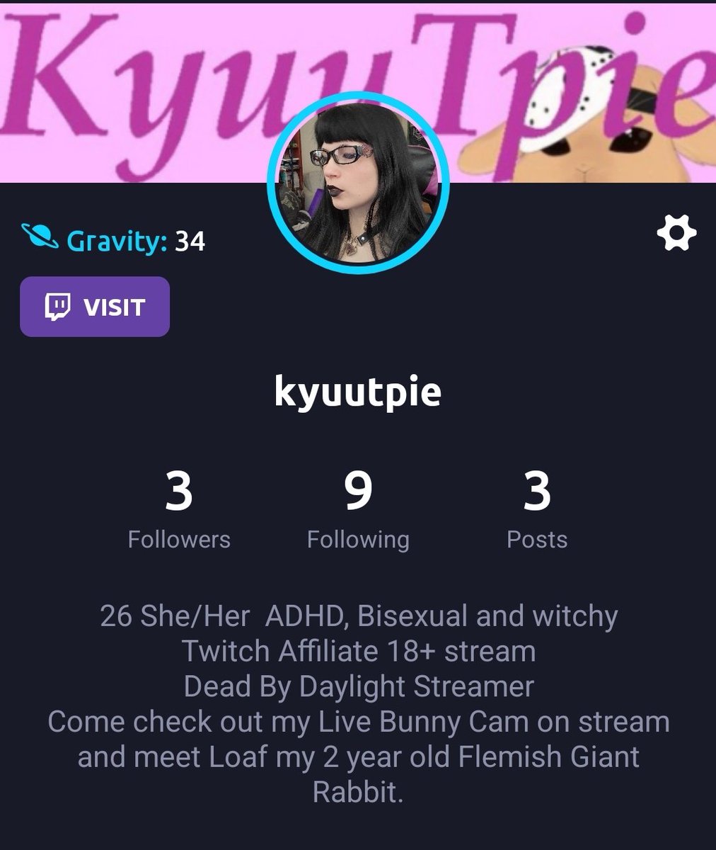 KyuuTpie's tweet photo. Yall can now find me on the #Hoverapp! Pop by and say hi!
#twitchclips #twitchstreamer https://t.co/0PfqifNrPk