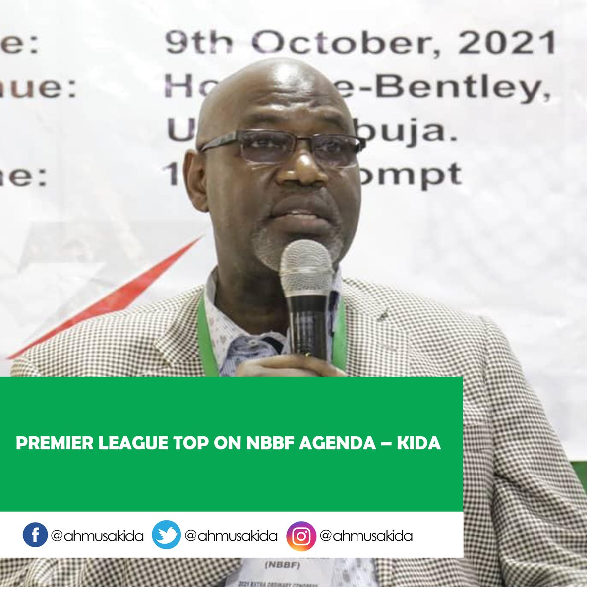 Premier League Top On Nbbf Agenda – Kida
The Nigeria Basketball Federation, #NBBF rose from its second board meeting in Lagos and declared that the board remains committed to organizing a Premier League Nigerians would be proud off.
.

.
Source: #sportingsun