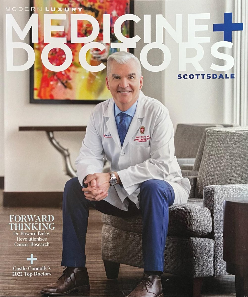 UW Health | Carbone Cancer Center (@uwcarbone) on Twitter photo Dr. Howard Bailey is featured in <a href="/Modern_Luxury/">Modern Luxury</a>'s 2022 Medicine + Doctor Scottsdale issue. He discusses the next big breakthrough in cancer research and Dr. Aaron LeBeau's work with nurse sharks. uw.health/38eKs8y Dr. Howard Bailey is featured in <a href="/Modern_Luxury/">Modern Luxury</a>'s 2022 Medicine + Doctor Scottsdale issue. He discusses the next big breakthrough in cancer research and Dr. Aaron LeBeau's work with nurse sharks. uw.health/38eKs8y