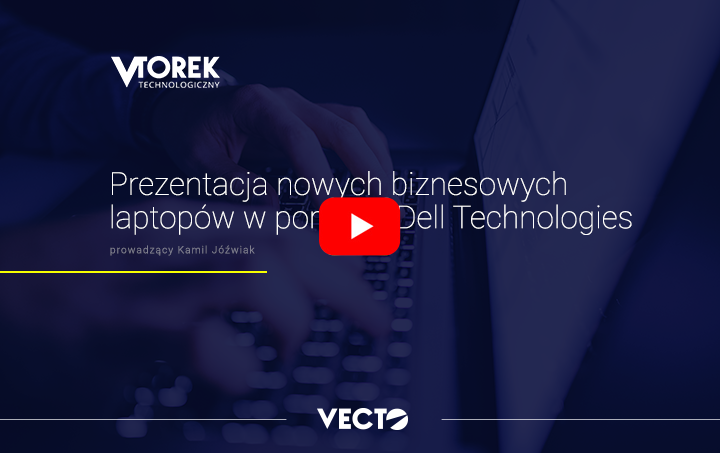 Vecto_IT's tweet photo. Zapraszamy na kolejny odcinek z cyklu "Vtorek Technologiczny", podczas którego omówiliśmy najnowszą ofertę biznesowych laptopów koncernu Dell Technologies. Ofertę zaprezentował Kamil Jóźwiak - ekspert Dell Technologies i pasjonat nowych technologii ICT: https://t.co/MYGyCQBU1Y https://t.co/sMbn9aebEs