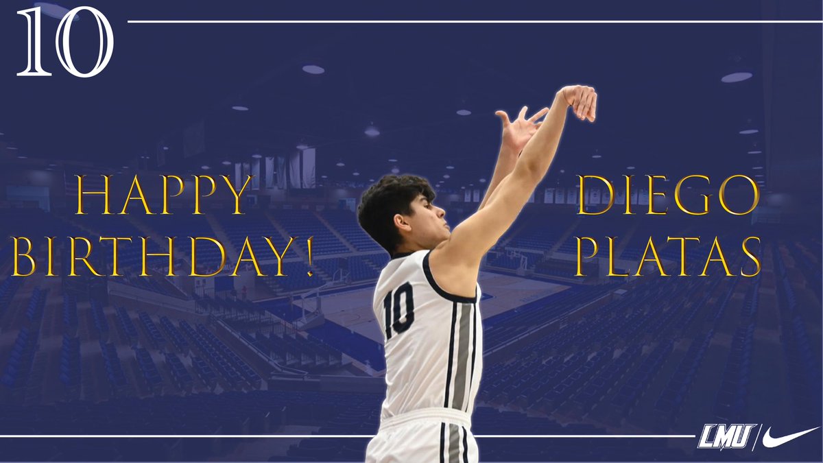 Everybody help us say Happy Birthday to Freshman Forward <a href="/diego_platas3/">Diego Platas</a> 

🎩⚒️🏀