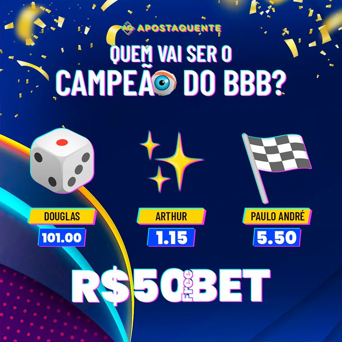 🔥ALERTA DE BOL&Atilde;O DO BBB! Quer ganhar R$50 em free bet no site da Apostaquente? Ent&atilde;o se liga:  1⃣ Comenta<a href="/tag/bbb22"class="tags"><span>#bbb22</span></a>