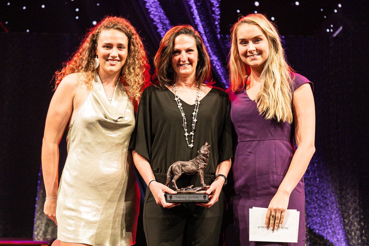Had so much fun at #Wolfies2022 yesterday and came home with a few wins!

🏆 Women's Team of the Year
🏆 Women's Chancellor's Cup 
🏆 Women's Head Coach of the Year

#GoPack | #PackXC