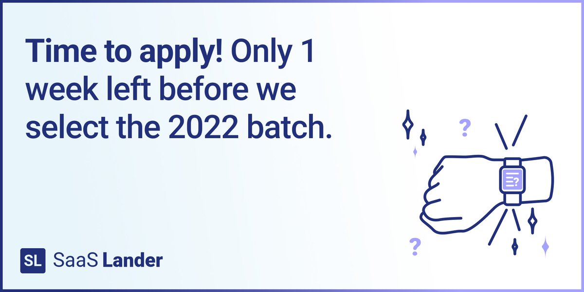 SaaS Lander (@saas_lander) on Twitter photo 🚨 Only 1 week left to apply to the SaaS Lander Program! We developed a unique method for #FrenchTechstartups to scale in the US. 
The goal? To help you find your optimal Go To Market Strategy & get results through a 3 steps program: Learn to Scale, Land and Execute 🚀 🚨 Only 1 week left to apply to the SaaS Lander Program! We developed a unique method for #FrenchTechstartups to scale in the US. 
The goal? To help you find your optimal Go To Market Strategy & get results through a 3 steps program: Learn to Scale, Land and Execute 🚀